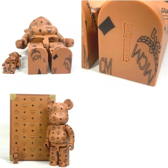 Medicom 400% + 100% Bearbrick ~ MCM Be@rbrick(2 bears) - Picture 5 of 8